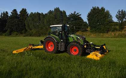 Front and rear mulchers